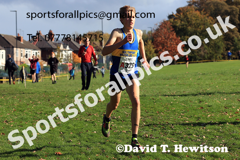 Boys under-15s, 2024 Northern Cross Country Relays, Graves Park, Sheffield.   Photo: David T. Hewitson/Sports for All Pics